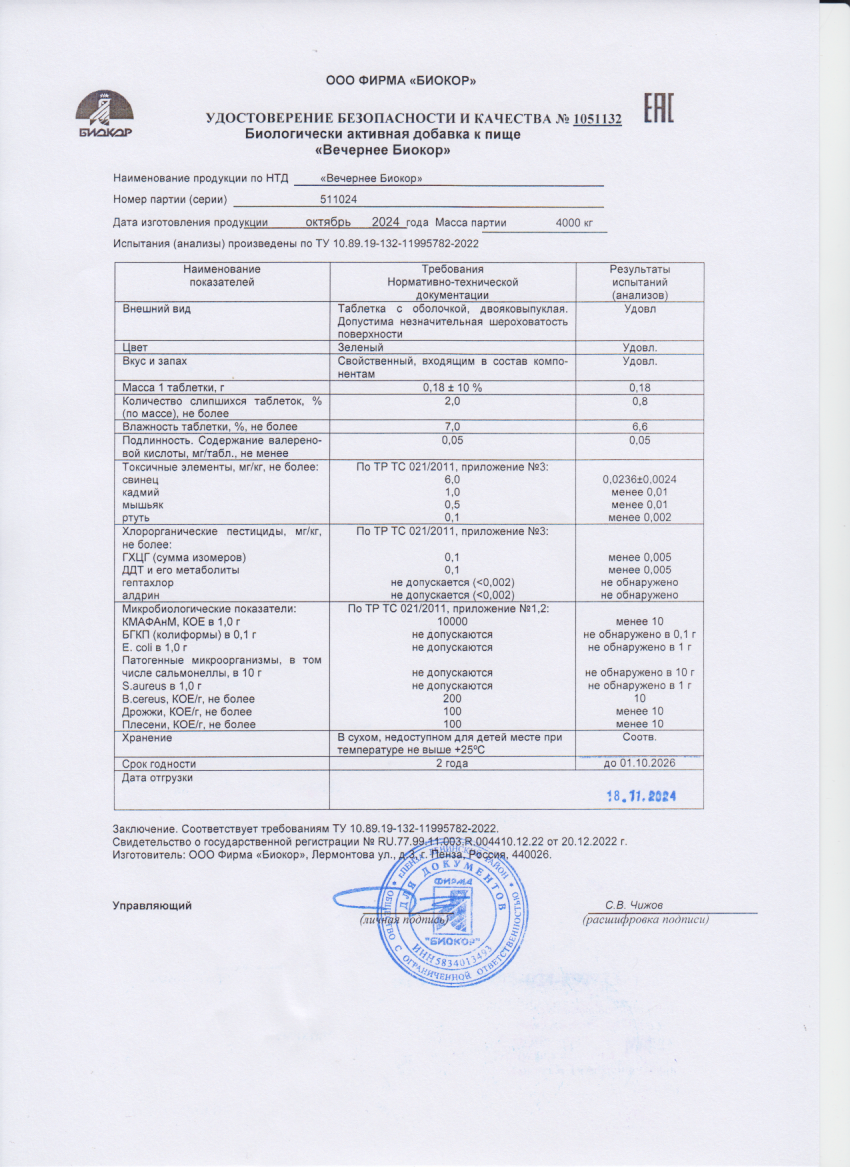 Паспорт №102024